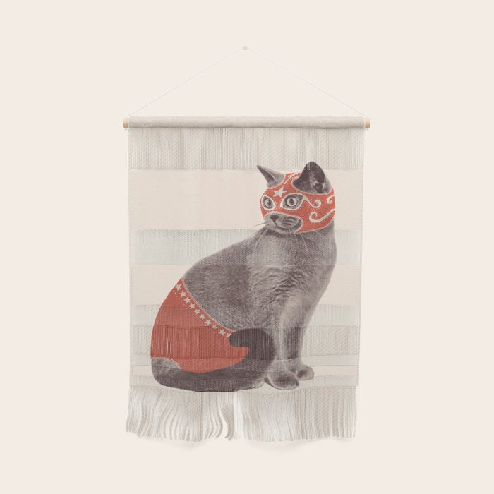 Cat Wrestler Wall Hanging Gallery Image 1