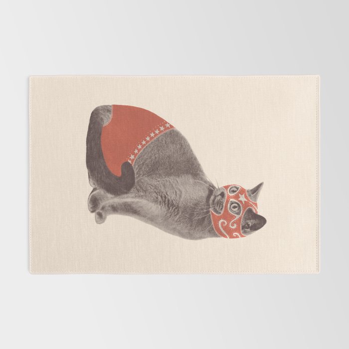 Cat Wrestler Rug Gallery Image 2