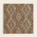 Kilim - earthy Wood Wall Art Gallery Image 1