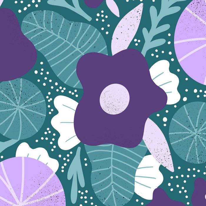 Violet and purple flowers Coffee Mug Gallery Image 2