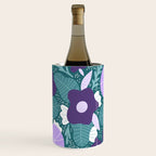 Violet and purple flowers Wine Chiller Gallery Image 1