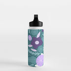 Violet and purple flowers Water Bottle Gallery Image 3
