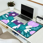 Violet and purple flowers Desk Mat Gallery Image 2