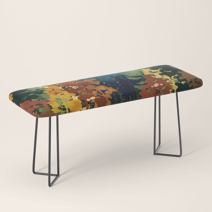 Autumn Lake Bench Gallery Image 1