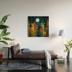 Autumn Lake Wood Wall Art Gallery Image 2