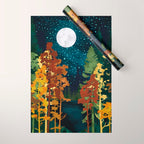 Autumn Lake Wrapping Paper Gallery Image 1