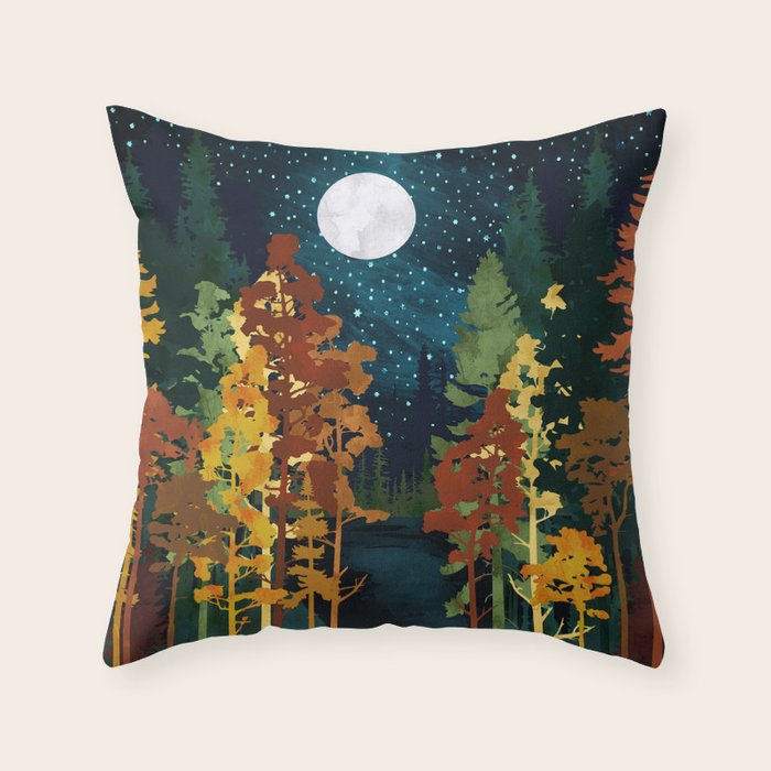 Autumn Lake Throw Pillow Gallery Image 6