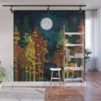 Autumn Lake Wall Mural Gallery Image 1