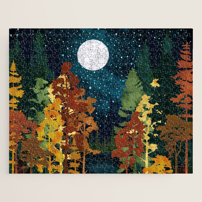Autumn Lake Jigsaw Puzzle Gallery Image 1