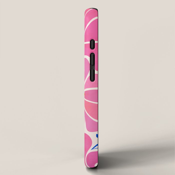Pink Wildflowers - Floral Illustration iPhone Case Gallery Image 2
