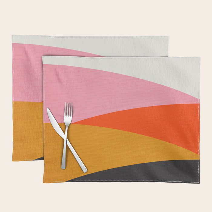 Landscape 01: Mid Century Abstraction Placemat Gallery Image 1