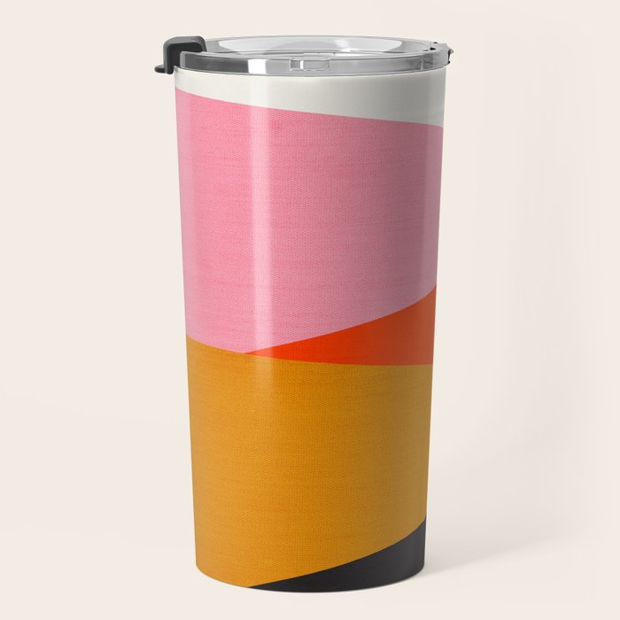 Landscape 01: Mid Century Abstraction Travel Mug Gallery Image 3