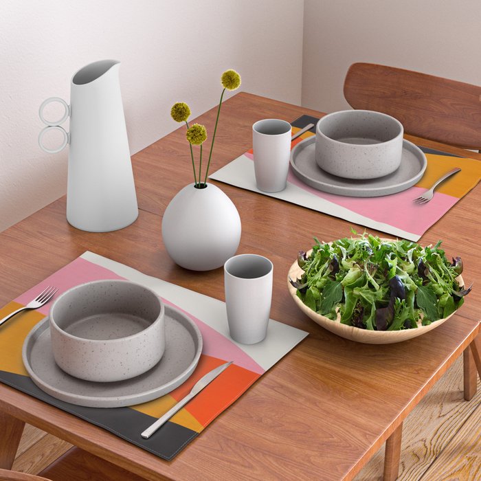 Landscape 01: Mid Century Abstraction Placemat Gallery Image 2