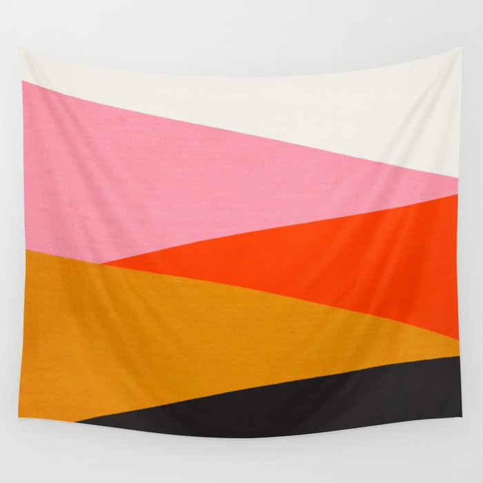 Landscape 01: Mid Century Abstraction Wall Tapestry Gallery Image 4