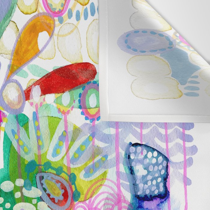 Painted Garden Wall Tapestry Gallery Image 3