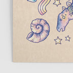  Jurassic Days, Jurassic Nights: Stegosaurus | Dinosaur Tropical Art Poster Gallery Image 3
