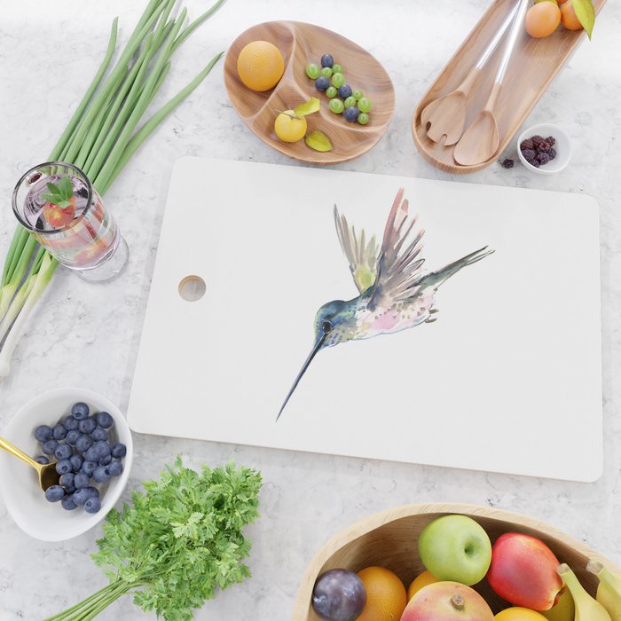 Flying Little Hummingbird Cutting Board Gallery Image 2