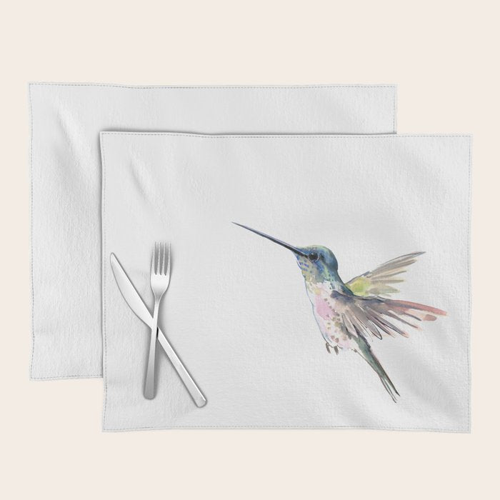 Flying Little Hummingbird Placemat Gallery Image 1
