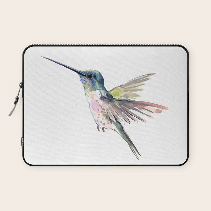 Flying Little Hummingbird Laptop Sleeve Gallery Image 1