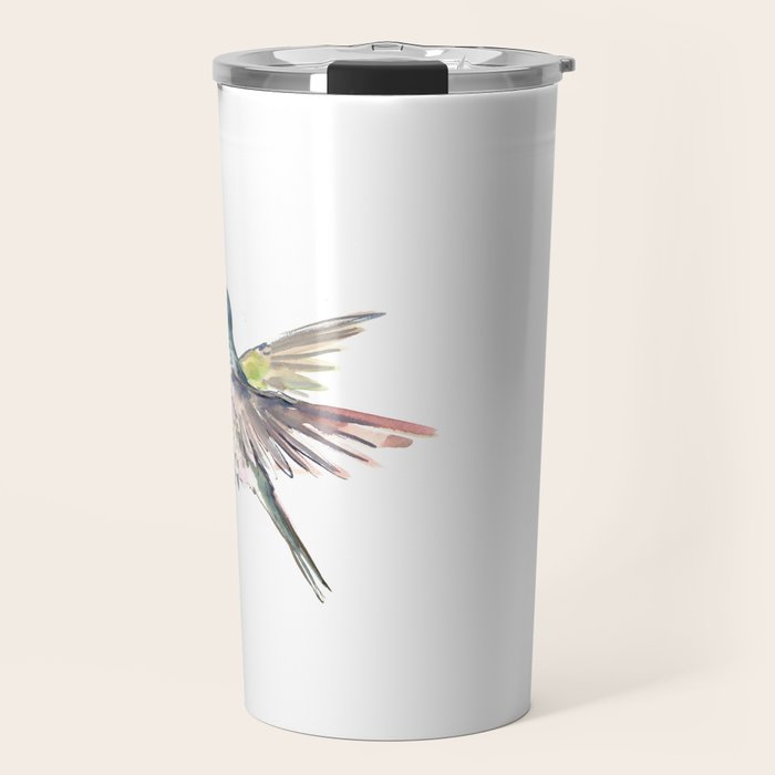 Flying Little Hummingbird Travel Mug Gallery Image 1