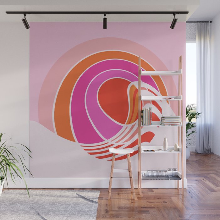 Sun surf - dusk Wall Mural Gallery Image 1