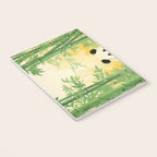 Smiling Panda Among Bamboo Notebook Gallery Image 3