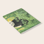 Smiling Panda Among Bamboo Notebook Gallery Image 2