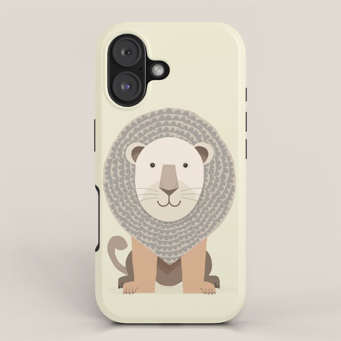 Whimsical Lion iPhone Case Gallery Image 1