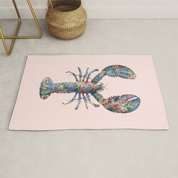 FLORAL LOBSTER Rug Gallery Image 1
