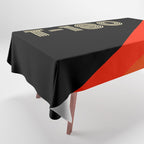 VHS cassette, case T-180 - retrowave poster, retrowave art Tablecloth Gallery Image 1
