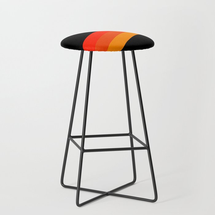 VHS cassette, case T-180 - retrowave poster, retrowave art Stool Gallery Image 1