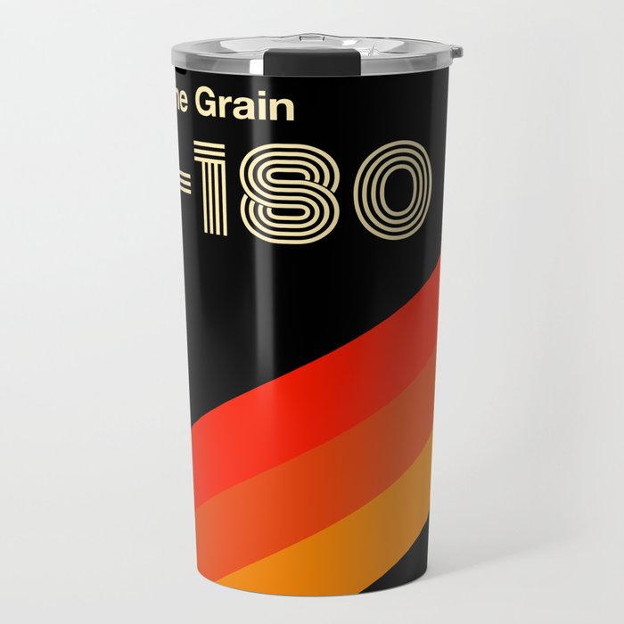 VHS cassette, case T-180 - retrowave poster, retrowave art Travel Mug Gallery Image 1