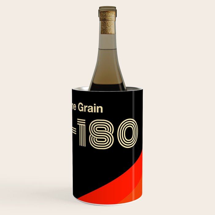 VHS cassette, case T-180 - retrowave poster, retrowave art Wine Chiller Gallery Image 1
