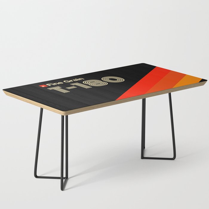 VHS cassette, case T-180 - retrowave poster, retrowave art Coffee Table Gallery Image 1