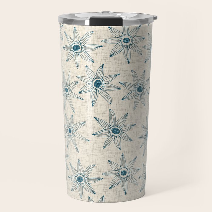 sema cream blue Travel Mug Gallery Image 1