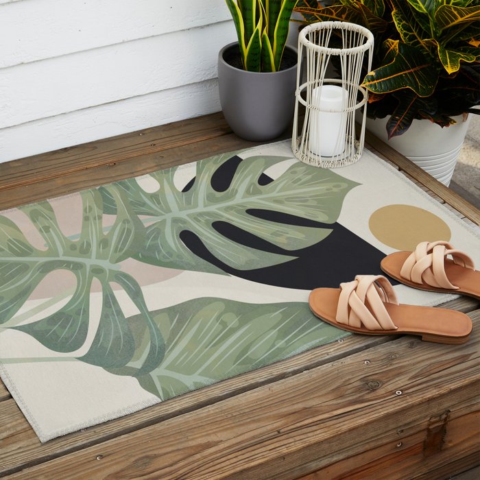 Elegant Shapes 16 Outdoor Rug Gallery Image 2