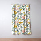 Flora Australis White Window Curtain Gallery Image 3
