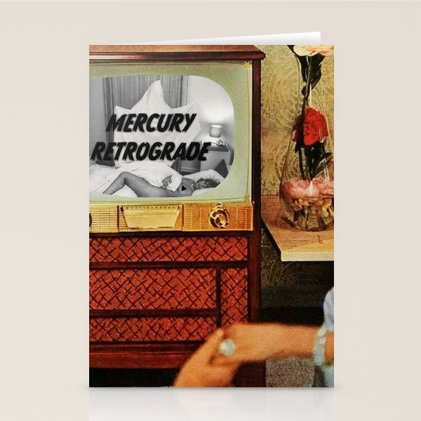 Spooky Mercury Retrograde Stationery Card Gallery Image 1