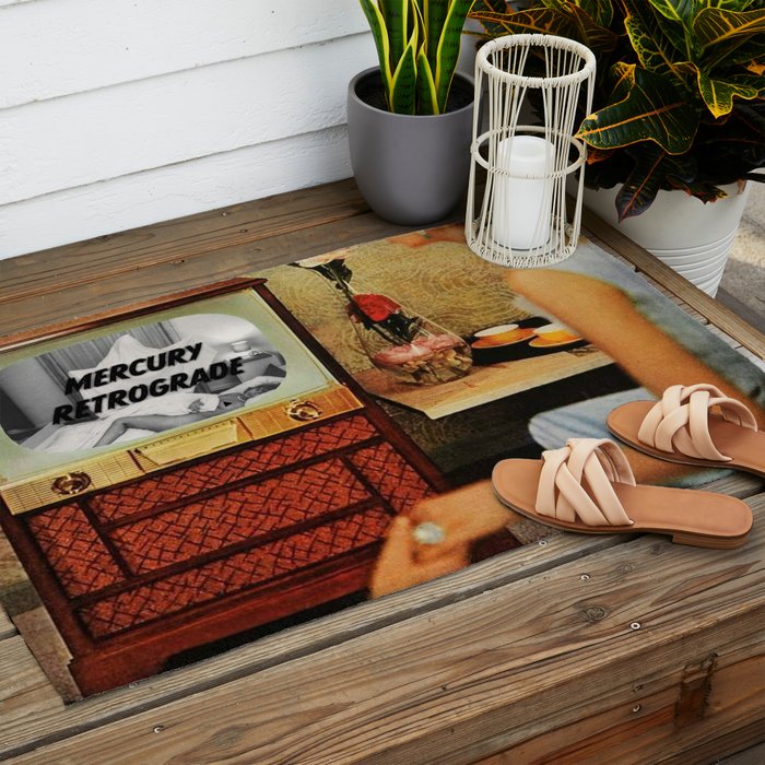 Spooky Mercury Retrograde Outdoor Rug Gallery Image 2