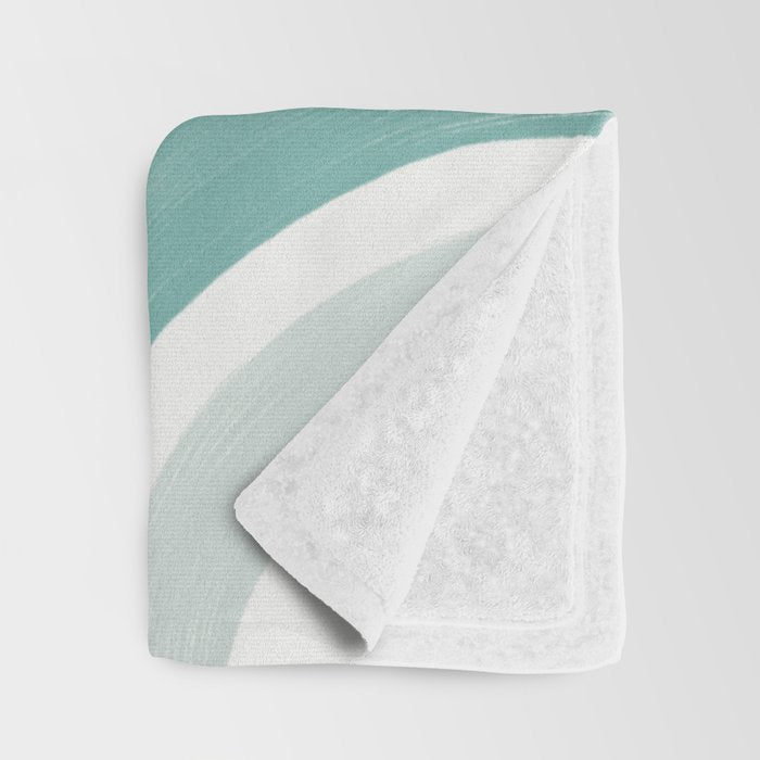 Double Retro Rainbows Throw Blanket Gallery Image 3