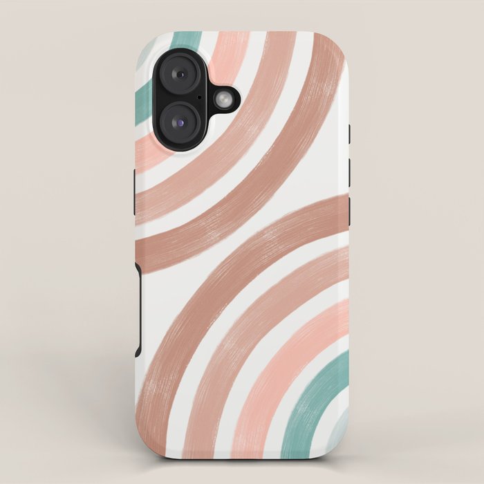 Double Retro Rainbows iPhone Case Gallery Image 1