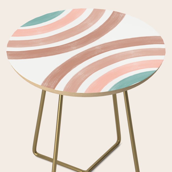 Double Retro Rainbows Side Table Gallery Image 2