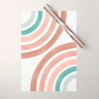 Double Retro Rainbows Wrapping Paper Gallery Image 1