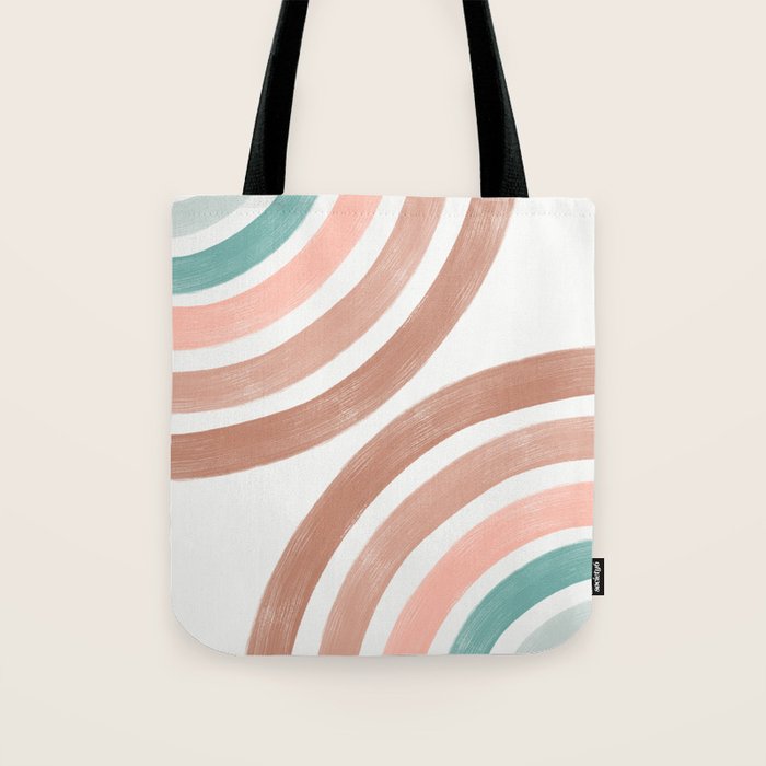 Double Retro Rainbows Tote Bag Gallery Image 1