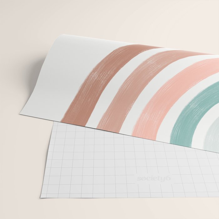 Double Retro Rainbows Wrapping Paper Gallery Image 2