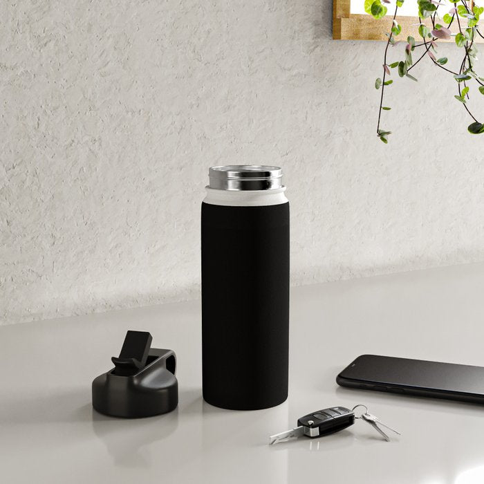 Solid Black Water Bottle Gallery Image 4