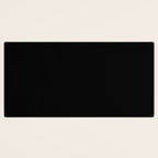 Solid Black Desk Mat Gallery Image 3