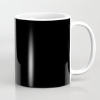 Solid Black Coffee Mug Gallery Image 1