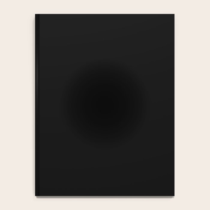 Solid Black Notebook Gallery Image 4