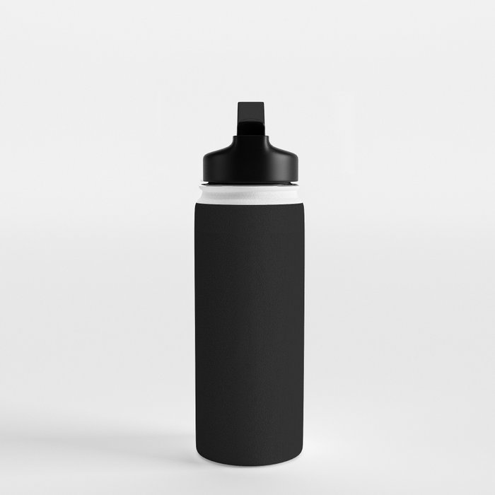 Solid Black Water Bottle Gallery Image 3